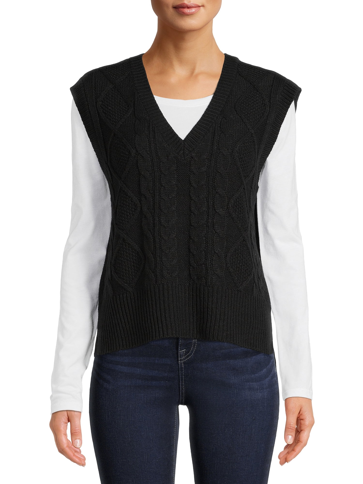 No Boundaries Juniors' Sweater Vest 