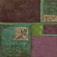 thumbnail image 2 of Holland, J. 15x15 Black Ornate Wood Framed with Double Matting Museum Art Print Titled - Abstract Details II, 2 of 4