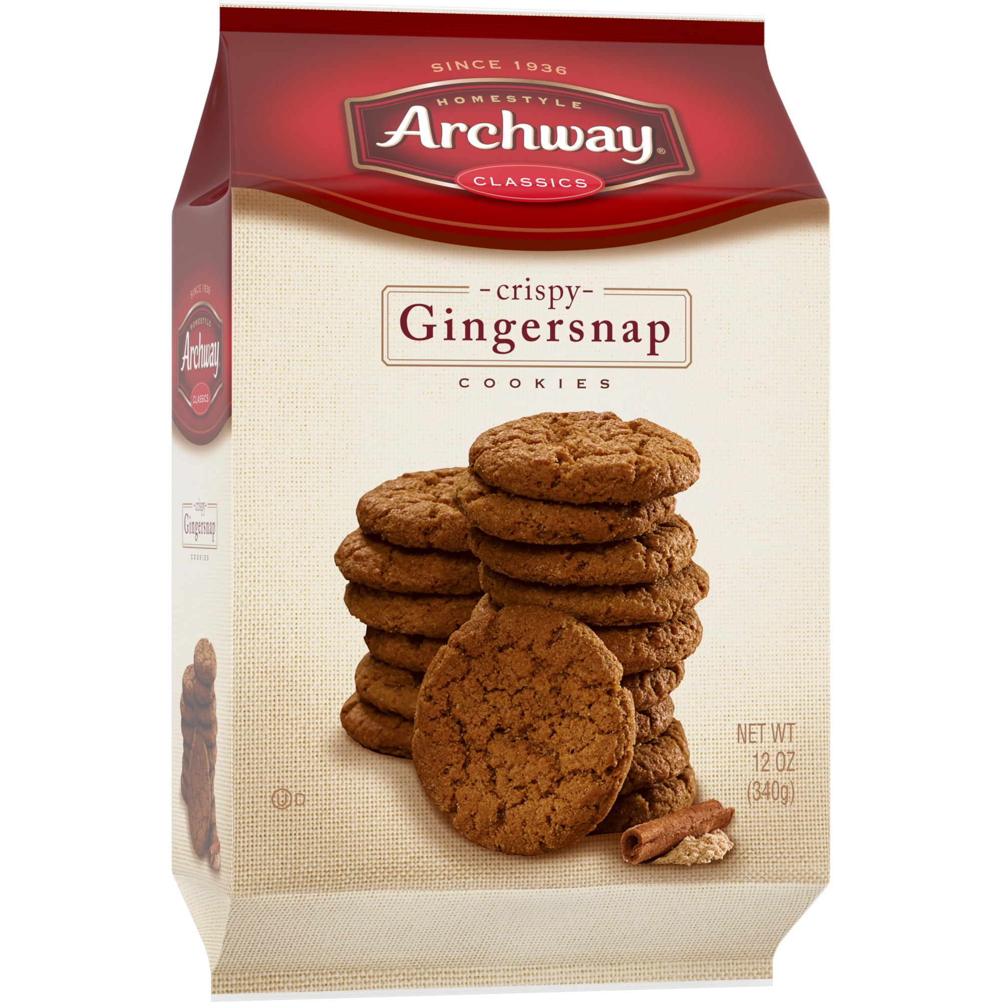 Archway Cookies, Crispy Gingersnap Cookies, 12 oz - Walmart.com