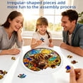 thumbnail image 2 of 83 Pieces Sun Catcher Stained Glass Acrylic Puzzle Decoration - Highland Cow Design Acrylic Puzzles Suncatcher Window Hanging for for Women Men, DIY Suncatcher Kits for Adults, 2 of 8