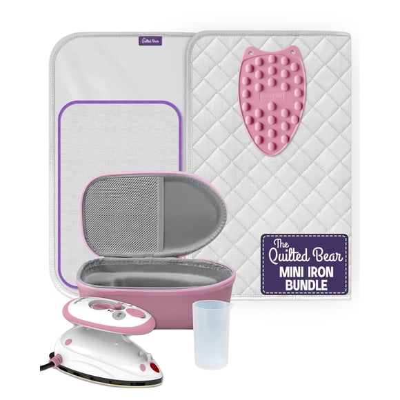 Mini plancha de vapor The Quilted Bear Travel Bundle 110V/220V