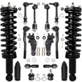 thumbnail image 2 of Detroit Axle - 4WD Front Suspension Kit for 96-02 Toyota 4Runner 1996 1997 1998 1999 2000 2001 2002, 2 Struts 4 Ball Joints 4 Tie Rods 2 Boots Front Rear 4 Sway Bars Replacement Ready Struts Shocks, 2 of 4