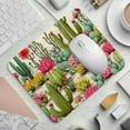 thumbnail image 2 of Cactus Desk Pad Mousepad Gaming Mouse Pad, Square 8.3x9.8 Inch Non-Slip Rubber Bottom Printed, Suitable for Office and Gaming, 2 of 6
