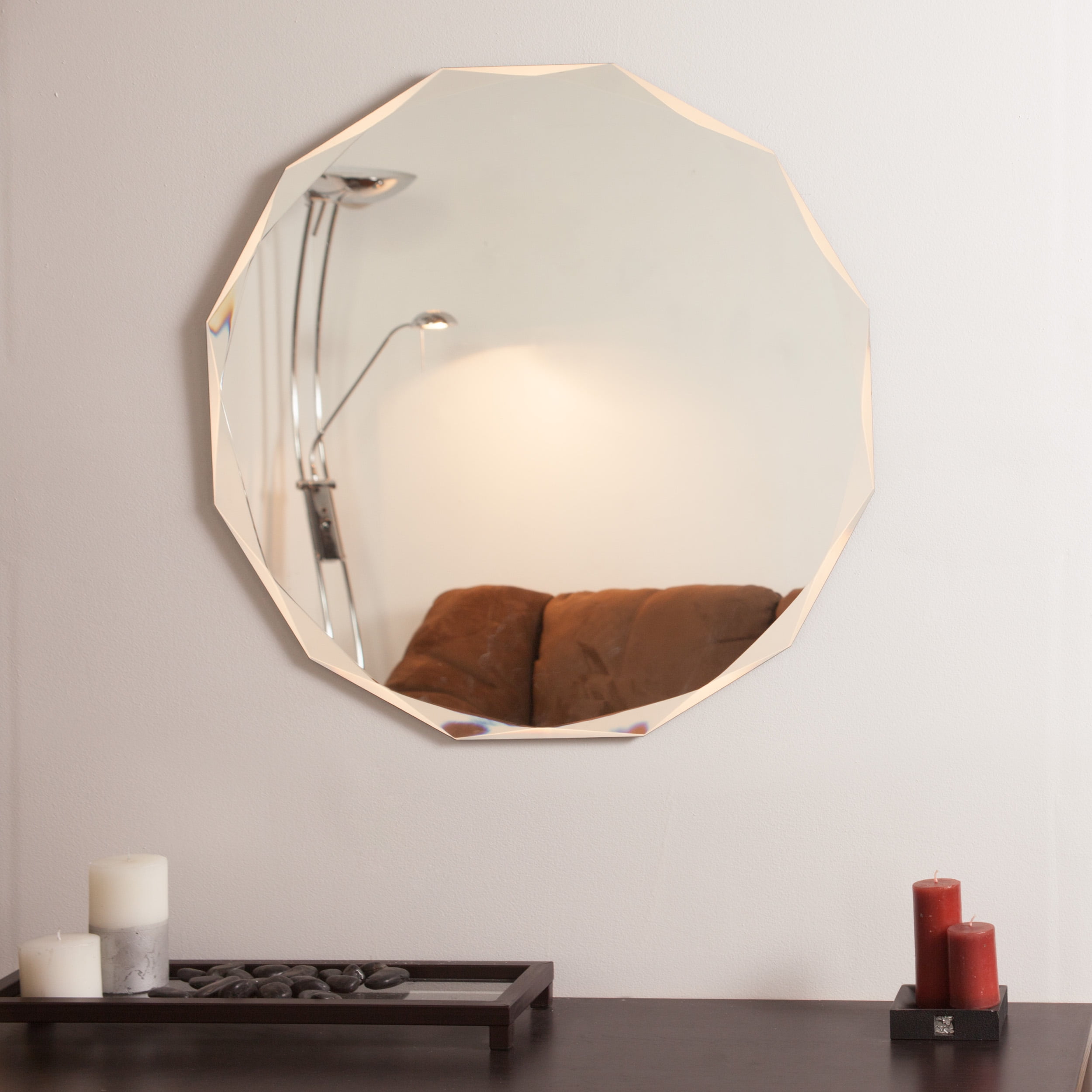 Frameless Diamond Wall Mirror&nbsp;