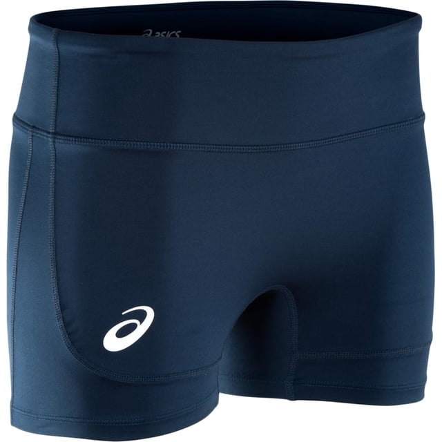 Shorts de compresión ASICS Circuit con costura interior de 10 cm para hombre azul marino