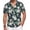Green, variant on Men's Hawaiian Shirt Short Sleeve Floral Button Down Casual Summer Beach Vacation Shirts Tropical Holiday Lightweight Breathable,L