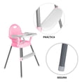 thumbnail image 3 of KIDDOS, Silla Periquera Para Bebe Alta Plegable Portatil 3 En 1, 3 of 4