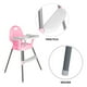 thumbnail image 3 of KIDDOS, Silla Periquera Para Bebe Alta Plegable Portatil 3 En 1, 3 of 4