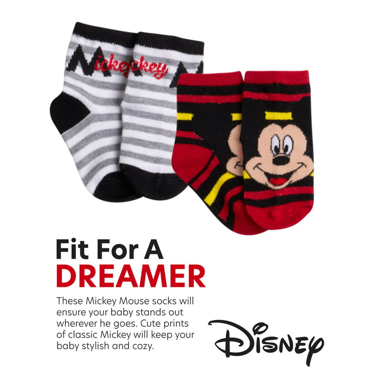 Disney Cup and Socks Gift Set Mickey Minnie Gifts for Women, Red - Mic