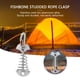 thumbnail image 3 of Estacas para tienda de campaña aleación de aluminio con hebilla de resorte ajustable 4 Uds., 3 of 7