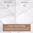 thumbnail image 3 of Bare Home Pillow-Top Mattress Pad, Reversible Topper, Queen, 3 of 10