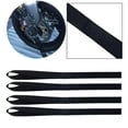 thumbnail image 1 of Correas de de Suave Negras DYNWAVEMX Correas de amarre de bucle suave 4 piezas, 1 of 8