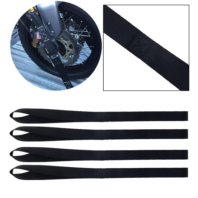 Correas de de Suave Negras DYNWAVEMX Correas de amarre de bucle suave 4 piezas