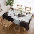 thumbnail image 6 of 60x84inches White Rectangle Tablecloth Polyester Rectangle Table Cloth Stain Resistant Wrinkle Free and Washable Table Cover for Kitchen Dining Buffet Banquets Wedding Parties Supplies, 6 of 7
