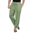 thumbnail image 1 of Inkmeso Solid Casual Bottom For Men's Lightweight Cotton Track Pants For Sleep/Workout Pajamas, 1 of 7