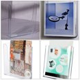 thumbnail image 4 of NIAIZEK 2Pcs Transparent Office File Holder with Stable Base for Document Organization, 4 of 6