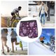 thumbnail image 4 of Fotbe Snake And Flower Calzoncillos Tipo Boxer con Bolsa de Soporte Total para Hombre, X-Temp Fresco, Transpirable y de Secado Rápido-Small, 4 of 5
