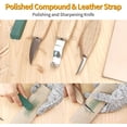 thumbnail image 4 of Juego de herramientas para tallar madera de 5 uds., Kit de cuchillo para tallar madera con cuchillo con gancho para tallar, cuchillo para tallar madera, cuchillo para tallar detalles DIY, 4 of 5