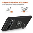 thumbnail image 2 of [PST] Google Pixel 7A Ring Case, Hybrid Magnetic Kickstand Case Cover with Invisible Ring Stand, 2 of 5