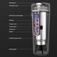 thumbnail image 3 of Hervidor Eléctrico Para Coche Con Pantalla Inteligente, 500 Ml, Acero Inoxidable 304, Taza De Viaje Portátil Para Calentar El Coche Con Apagado Automático Y Pantalla LED Para, 3 of 7