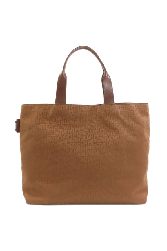 Pre-Owned Longchamp Logo Tote Bag Canvas Women's