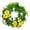 E-3506, variant on St. Patrick's Day Wreath, Spring Door Wreath for Indoor & Outdoor Wall Decor, Holiday Decoration with Imitation Greenery
