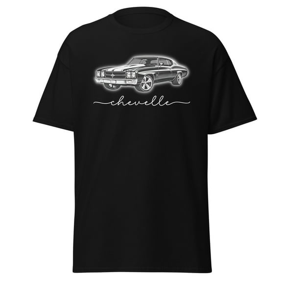 Chevelle T-Shirt, Vintage Car Tee, Muscle Car, Car Lover Gift (S)