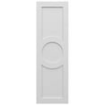 thumbnail image 3 of Ekena Millwork 12"W x 35"H EnduraCore Composite Center Circle Arts & Crafts Shutters, White (Per Pair - Hardware Not Included), 3 of 5