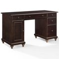 thumbnail image 1 of Crosley Palmetto Wood Computer Desk in Espresso, 1 of 9