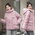thumbnail image 3 of Down cotton jacket short loose cotton jacket bread jacket thick cotton jacket women's jacket, 3 of 6