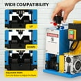 thumbnail image 3 of Máquina pelacables eléctrica profesional – Para cables de 1,5-25 mm (0,05-1 pulg), velocidad 60 pies/min, cuchilla ajustable, portátil para reciclaje de cobre – Especificación USA, 3 of 7