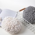 thumbnail image 2 of Chenille Hand Towel Hanging Thickened Super Absorbent Quick-Drying Hand Ball, 2 of 9