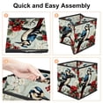 thumbnail image 4 of Woodpecker Foldable Clothes Storage Bins with Handle, 10.8"x10.5"x10.6", Large Capacity - Storage Baskets Containers, 4 of 6