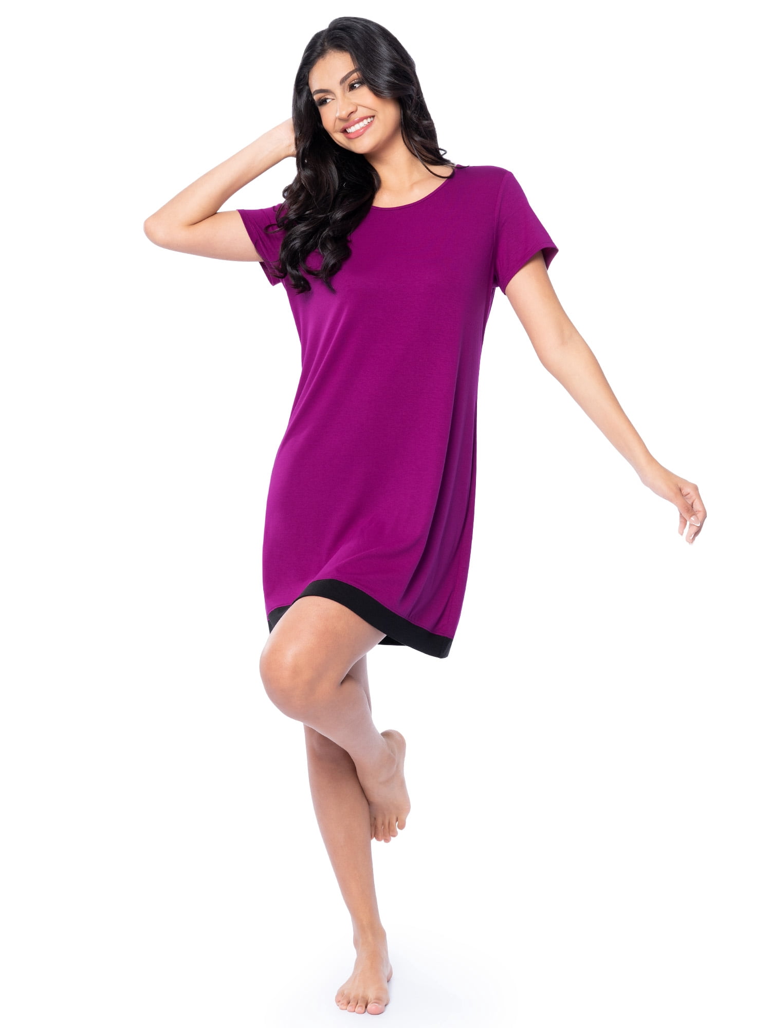 Fruit of the Loom Women's Soft and Breathable Pajama Sleepshirt, Sizes S-5X