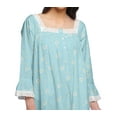 thumbnail image 5 of Moomaya Printed Lace Neckline Nursing Sleepwear Cotton Button Placket Nightdress, 5 of 6