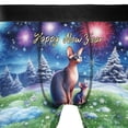 thumbnail image 4 of Happy New Year Sphynx Family Cheer Winter Midnight Firework All Over Print Boxer Briefs Underwear for Men Dad Cat Lover Kitten Owner Gifts Idea - 02025, 4 of 6