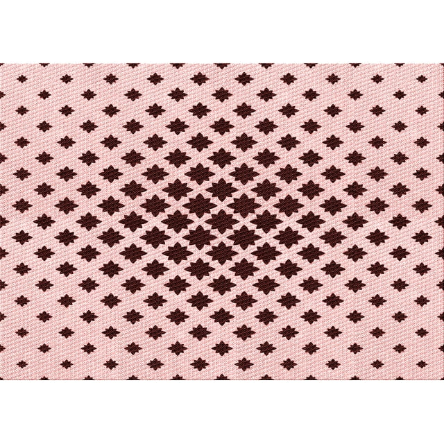 Ahgly Tapis Rectangulaire Lavable en Machine Intérieur Transitionnel Rose Clair, 8 Pieds x 10 Pieds