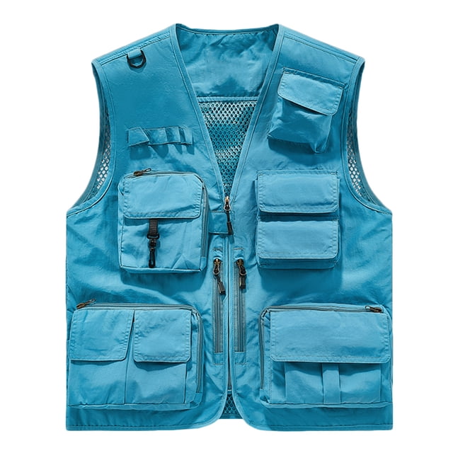 Gilet Utilitaire pour Femmes, Gilet Léger pour l'Extérieur, Gilet de Photographie Multi-Poches, Haut Matelassé Décontracté à Col en V, Pièce Confortable pour la Randonnée, Usage Quotidien