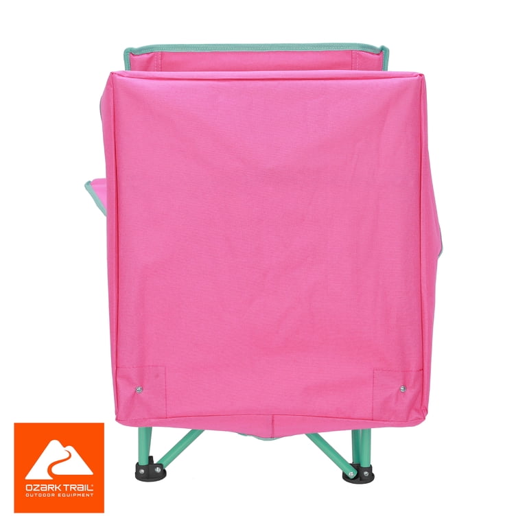 Ozark Trail Kids Canopy Chair, Pink/Green photo 8