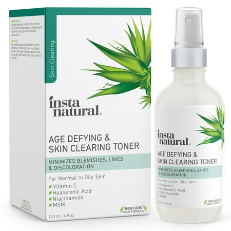 InstaNatural Age Defying & Skin Clearing Toner, For Oily Skin, 4