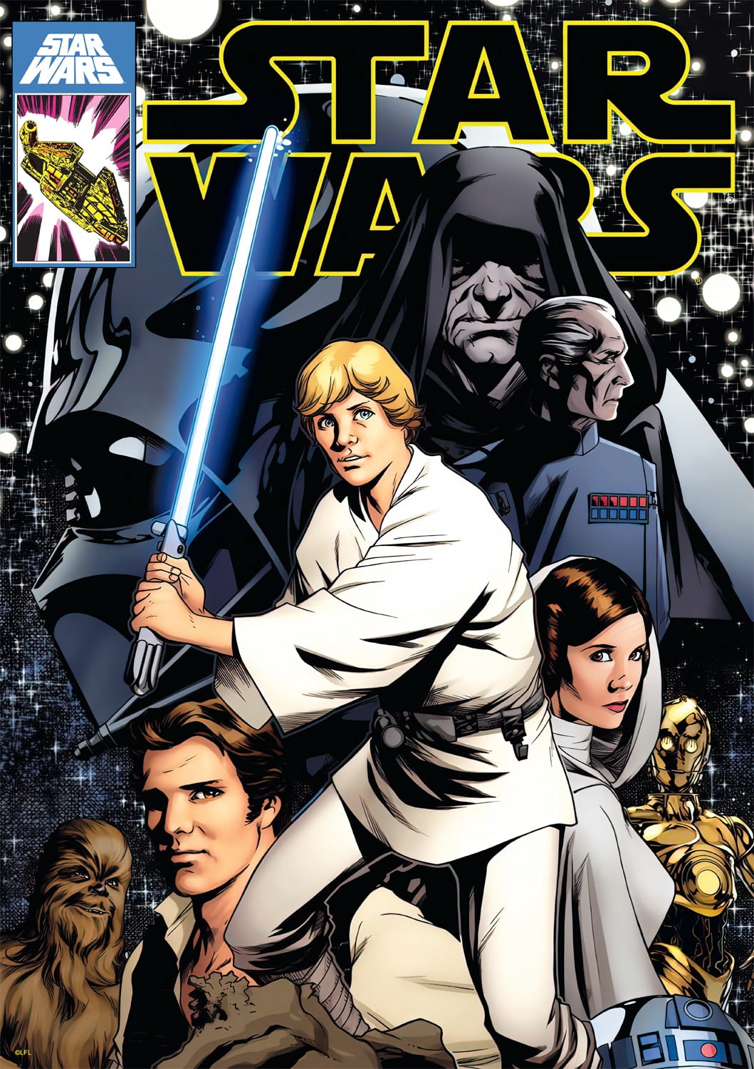 Buffalo Games 300-Piece Star Wars Skywalker Strikes Interlocking Jigsaw Puzzle