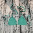 thumbnail image 3 of Women's Summer Solid Color Hand Crochet Swimsuit Euramerican Swimsuit Bikini Top, 3 of 3