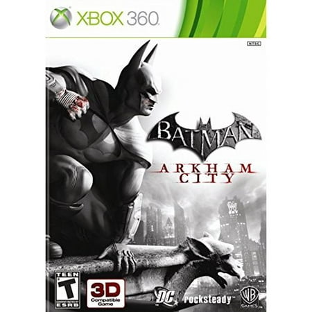 Used Batman: Arkham City For Xbox 360 (Used) Are looking for the ultimate action adventure game to play on your Xbox 360? Try  the all new Batman: Arkham City Game. This third-person action-adventure game combines the engrossing storyline of Dark Knight into a combative  stealthy  investigative and speed-based challenging game play. Since the Batman Arkham City video game is a sequel to Batman: Arkham Asylum (2009)  it has the same classic enemies as in the previous game  but this time it features a new range of gadgets  an increased number of opponents and an incredible range of movement option for Batman  including leaping  sliding  gliding and even the grapple hook. You may also choose to play as Catwoman with her very own storyline in the main game  which is seamlessly interwoven with Batman s story.