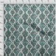 thumbnail image 3 of oneOone Georgette Viscose Turquoise Blue Fabric Block Craft Projects Decor Fabric Printed By The Yard 42 Inch Wide, 3 of 4