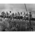 thumbnail image 2 of Vintage Photography 14x12 White Modern Wood Framed Museum Art Print Titled - Lunch atop a Skyscraper, 2 of 4