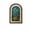 A005- E, variant on Vintage Floral Arch Framed Wall Art with Double-Layer Wooden Frame and Wildflower Butterfly Motif for Living Room Wall Decor