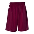 thumbnail image 1 of Russell Athletic 9 Shorts en Maille Tricotée Dri-Power, L, Bordeaux, 1 of 2