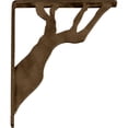 thumbnail image 6 of Ekena Millwork 1 1/2"W x 10"D x 12"H Damon Wrought Iron Bracket, (Single center brace), Antiqued Brass, 6 of 10