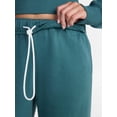 thumbnail image 4 of No Boundaries Soft Fleece Wide Leg Pants, 30” Inseam, 1 or 2-Pack, Women’s XXS-4X, 4 of 5