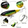 thumbnail image 4 of Juego de señuelos de pesca Topwater de 6 uds NikouMX Señuelo de pesca con cola giratoria flotante de plástico, 4 of 8